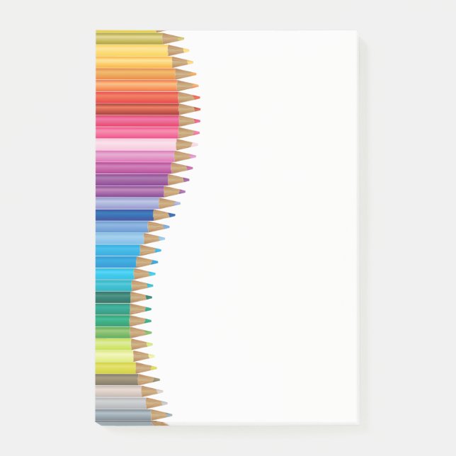 Post-it-Notes-farbige Stifte Post-it Klebezettel (Vorderseite)