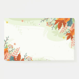 Post-it® Notes Feuilles des couleurs d'automne