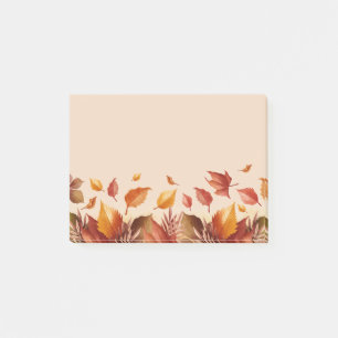 Post-it® Notes Feuilles des couleurs d'automne