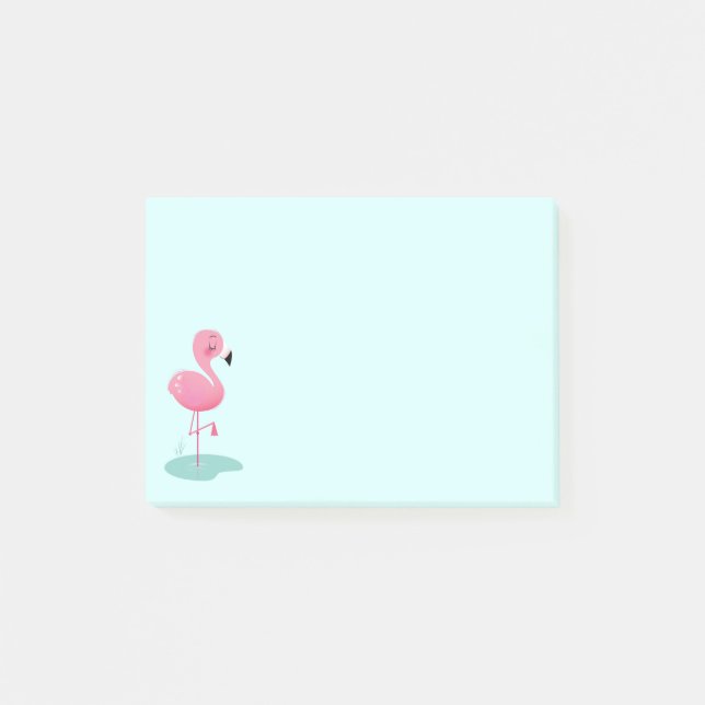 Post-It Notes Flamant Rose (Devant)