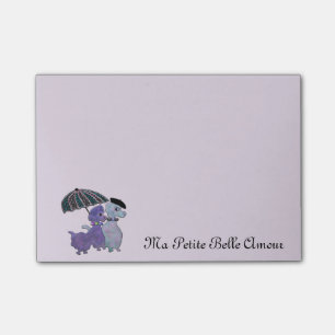 Post-it® Notes françaises de Courrier-it® de caniche