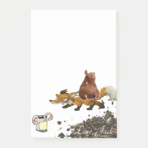 Post-it Notes Fuchs Maus Wurm Klebezettel