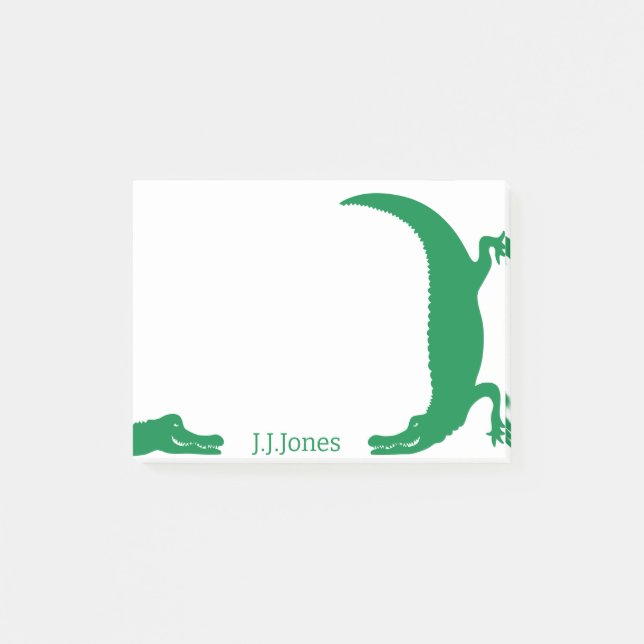 Post-it® Notes Gator personnalisées (Devant)