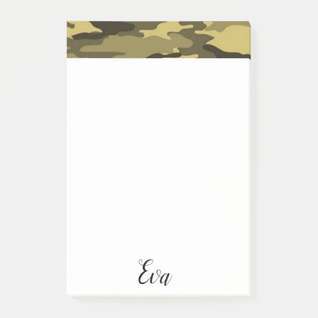 Post-it Notes Gelbe Armee Klebezettel (Vorderseite)