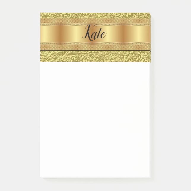 Post-it Notes Gold Klebezettel (Vorderseite)