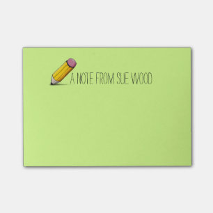 Post-it® Notes graphiques de Courrier-it® de crayon fait
