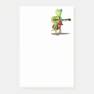 Post-it® Notes Grenouille Jouant de la Guitare