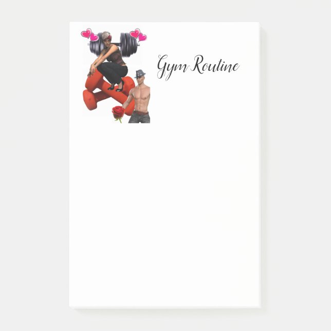 Post-it Notes Gym (Devant)