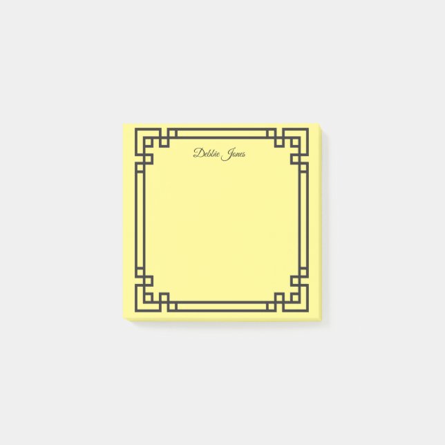 Post-it-Notes-Individuelle Name Post-it Klebezettel (Vorderseite)