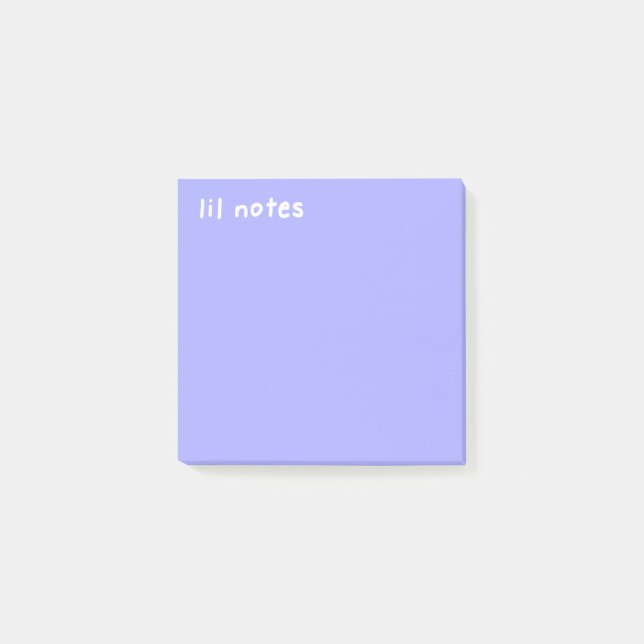 Post-it® Notes Lil Purple Notes (Devant)