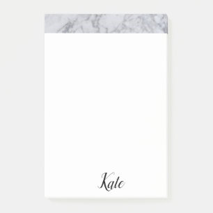 Post-it Notes Marbre Blanc