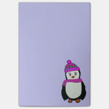 Notes mignonnes de Courrier-it® de pingouin