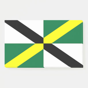 Post-it Notes mit Flagge von Monterey, USA Klebezettel