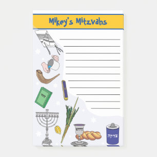 Post-it® Notes Mitzvah personnalisées - Post-It -Style 1
