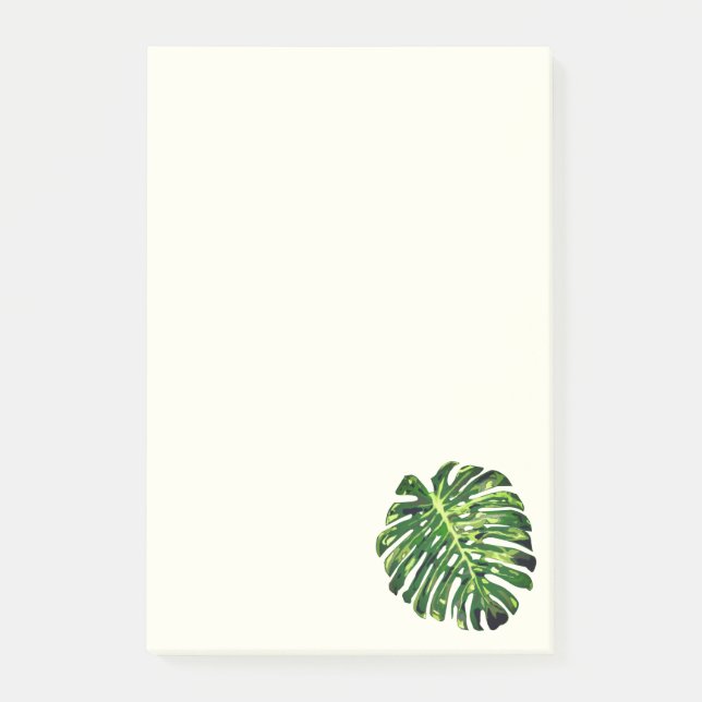 Post-it® Notes Monstera Leaf (Devant)