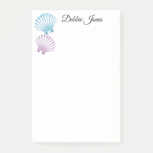 Post-it-Notes-Muscheln Post-it Klebezettel (Vorderseite)