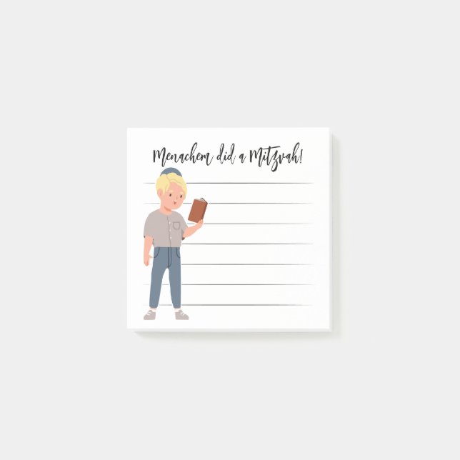 Post-it® Notes personnalisées de Mitzvah (Devant)
