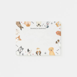 Post-it® Notes personnalisées du cadre de chien