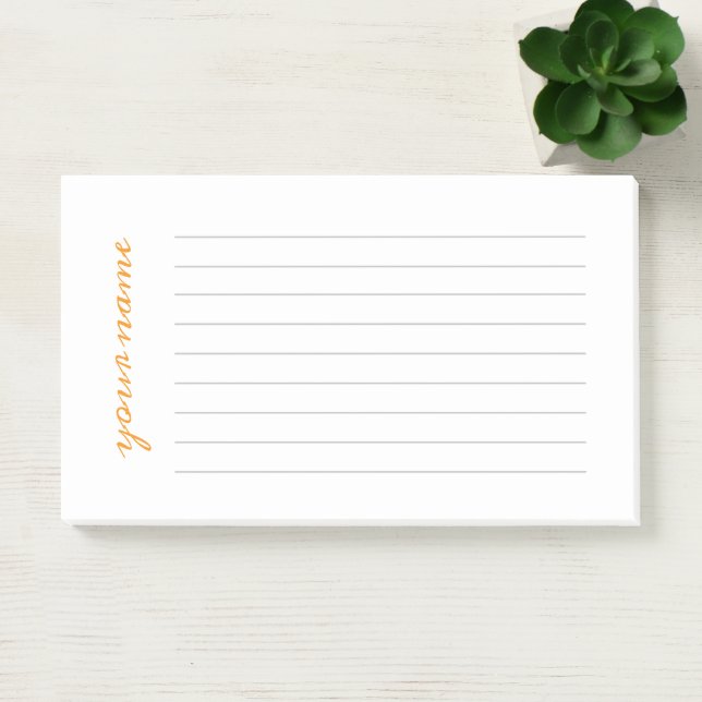 Post-it® Notes personnalisées sur les articles linéaires (Bureau)