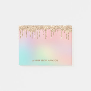 Post-it Notes personnalisés avec strass qui dégoul