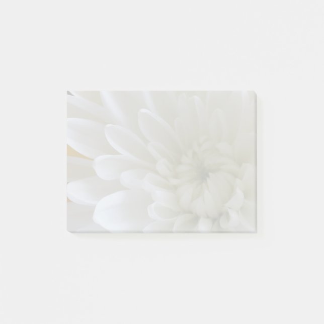 Post-It Notes Photo Fleur Blanche Entière (Devant)