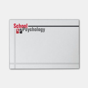 Post-it® Notes pointues et élégantes de psychologie d'éc