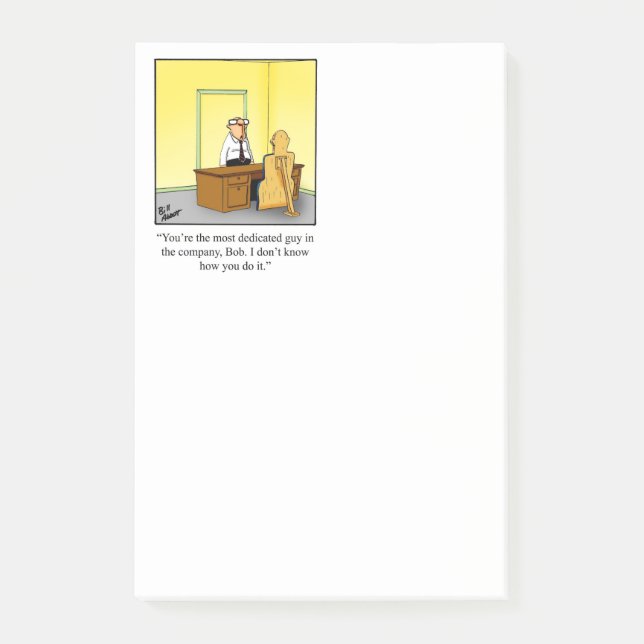 Post-it® Notes post-Humour d'entreprise (Devant)