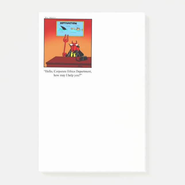 Post-it® Notes post-Humour d'entreprise (Devant)