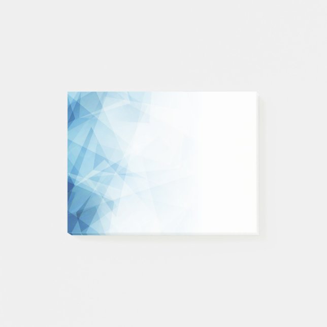 Post-it® Notes post-it Abstraites bleues (Devant)