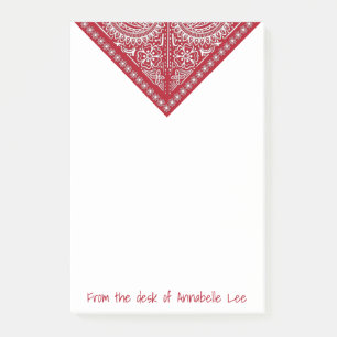 Post-it® Notes post-it Bandana rouge