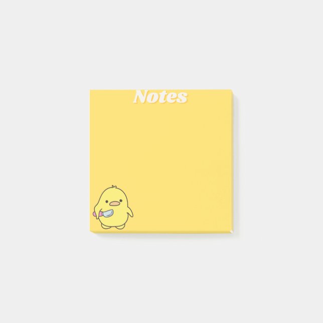 Post-it® notes post-it de canard mignon (Devant)