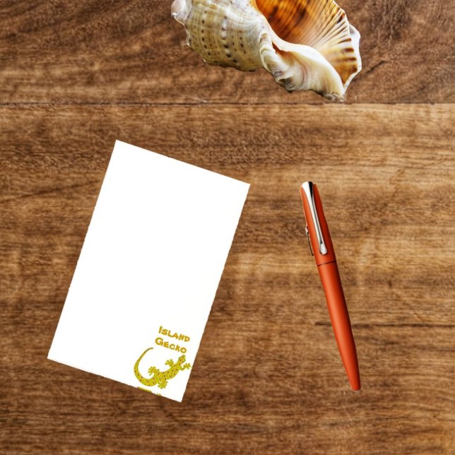 Post-it® Notes post-it de Gecko Island (Island Gecko design, comes in several other styles, of post-it-notes, for your choosing!)