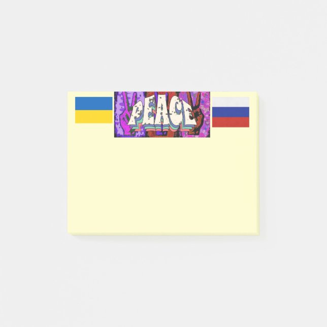 Post-it® Notes post-it de la paix (Devant)