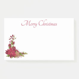 Post-it® Notes post-it de Noël Poinsettia