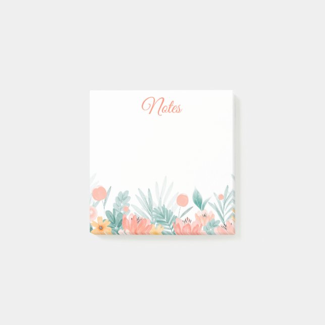 Post-it® Notes post-it des fleurs de printemps (Devant)