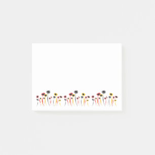 Post-it® Notes post-it des fleurs rétro