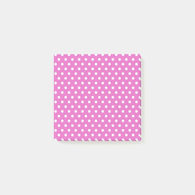 Post-it® Notes post-it des Pois rose vif (Devant)