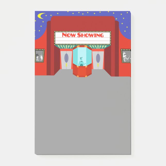 Post-it® Notes post-it du cinéma rétro (Devant)