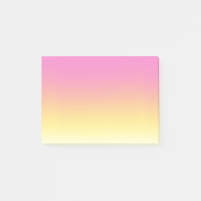 Post-it® Notes post-it du coucher de soleil rose (Devant)
