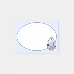 Post-it® Notes post-it du manchot d'hiver