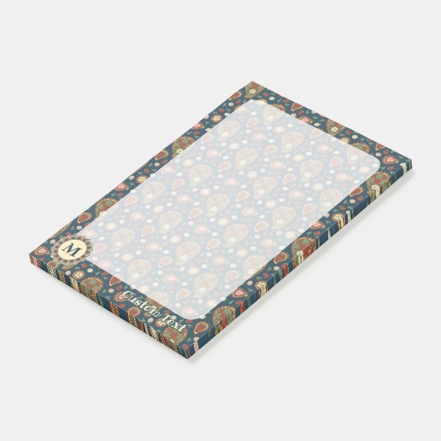 Post-it® Notes post-it du Motif de fraises Paisley (Incliné)