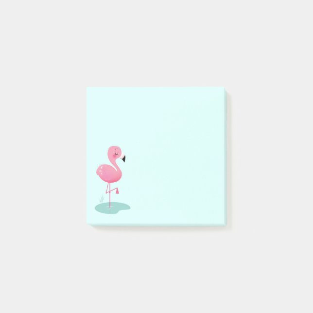 Post-it® Notes post-it Flamant rose (Devant)