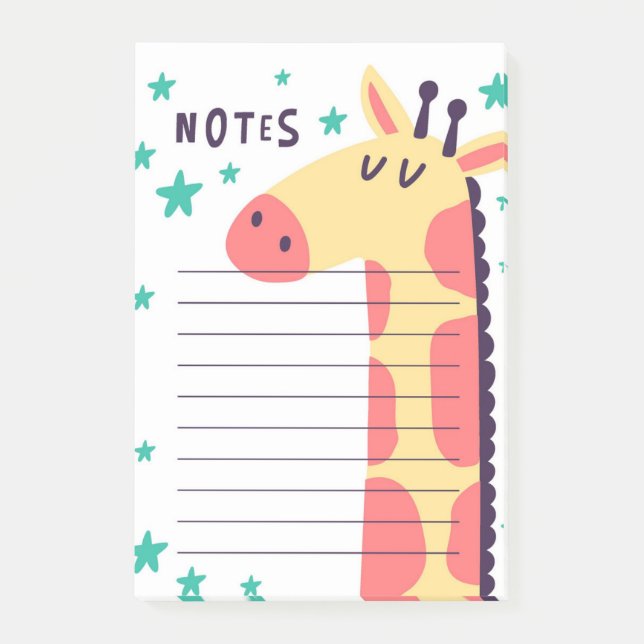 Post-it® Notes Post-It Girafe (Devant)