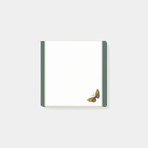Post-it® Notes post-it Ornate Gold & Turquoise Butterfly 3"