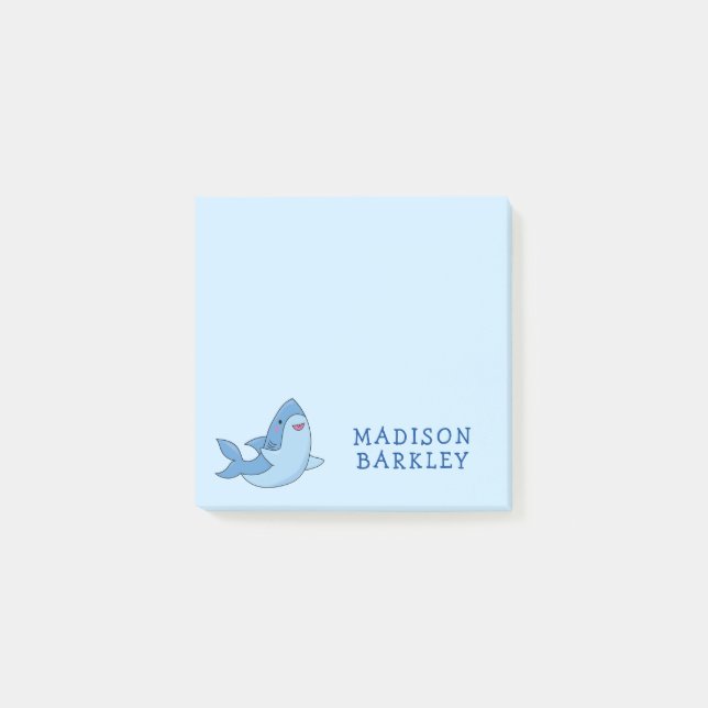 Post-it® Notes post-it pour les petits requins (Devant)