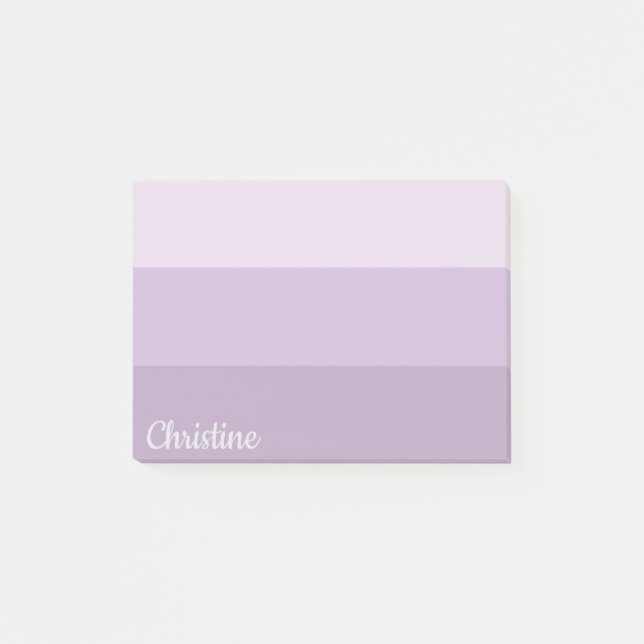 Post-it® Notes post-it purple Ombre rayées (Devant)