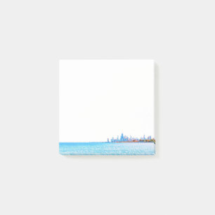 Post-it® Notes postales de Chicago Skyline