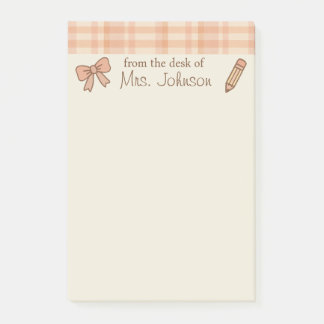 Post-it® Notes postales personnalisées 4"x6" pour un enseig