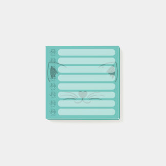 Post-it® Notes postales personnalisées de chats adorables