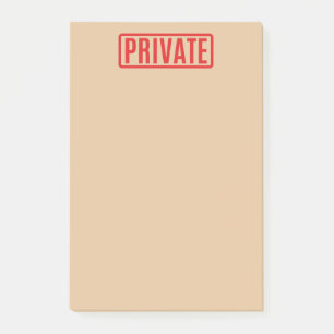 Post-it® Notes postales privées